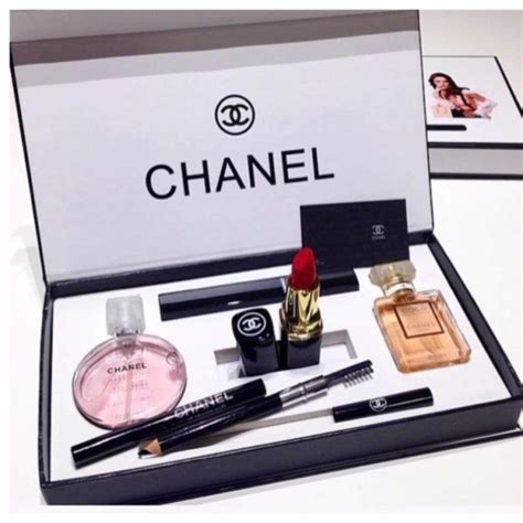 chanel makeup and perfume set|chanel perfume women gift set.